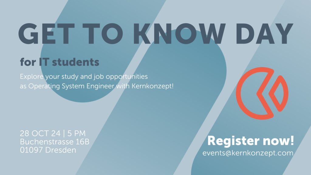 Kernkonzept Get to Know Day 2024 Register Now